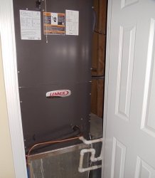 Heating & Air Conditioning HVAC Projects Maryland: :New Unit in Townhouse HVAC Installation Maryland